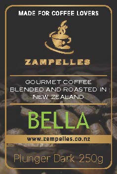 Bella 250gm Dark Ground Plunger Coffee